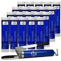 20 sztuk FUCHS RENOLIT LX-EP 2 400 g - smar litowy kompleksowy + SMAROWNICA - ZESTAW, Opakowanie / zestaw: 400 g x 20 + smarownica - sklep olejefuchs.pl