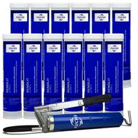 12 sztuk FUCHS RENOLIT LX-PEP 2 400 g - smar + SMAROWNICA - ZESTAW, Opakowanie / zestaw: 400 g x 12 + smarownica - sklep olejefuchs.pl