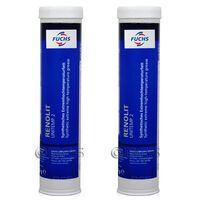 2 sztuki FUCHS RENOLIT UNITEMP 2 - smar - 400 g - ZESTAW - TANIEJ, Opakowanie / zestaw: 400 g x 2 - sklep olejefuchs.pl