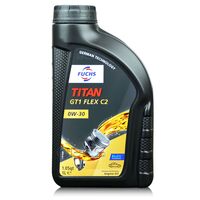 1 litr FUCHS TITAN GT1 FLEX C2 0W30 - ACEA C2, ACEA A5/B5, API SP, FORD WSS-M2C950-A, BMW LL-12 FE, MB 229.61 - olej silnikowy, Opakowanie / zestaw: 1 litr, Lepkość SAE: 0W30 - sklep olejefuchs.pl