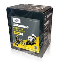 4 litry FUCHS SILKOLENE COMP 4 10W30 XP - syntetyczny olej silnikowy (4T) do motocykli, Opakowanie / zestaw: 4 litry, Lepkość SAE: 10W30 - sklep olejefuchs.pl