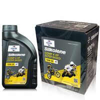 5 litrów FUCHS SILKOLENE COMP 4 10W30 XP - syntetyczny olej silnikowy (4T) do motocykli - ZESTAW - TANIEJ, Opakowanie / zestaw: 5 litrów (4 litry + 1 litr), Lepkość SAE: 10W30 - sklep olejefuchs.pl