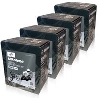 16 litrów FUCHS SILKOLENE SUPER 4 10W40 - półsyntetyczny olej silnikowy (4T) do motocykli - ZESTAW - TANIEJ, Opakowanie / zestaw: 16 litrów (4 x 4 litry) - sklep olejefuchs.pl