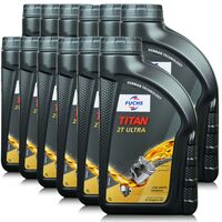12 litrów FUCHS TITAN 2T ULTRA - OLEJ DO SILNIKÓW DWUSUWOWYCH - ZESTAW - TANIEJ, Opakowanie / zestaw: 12 litrów (12 x 1 litr) - sklep olejefuchs.pl