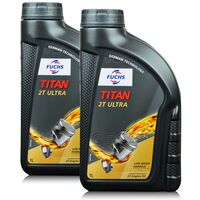 2 litry FUCHS TITAN 2T ULTRA - OLEJ DO SILNIKÓW DWUSUWOWYCH - ZESTAW - TANIEJ, Opakowanie / zestaw: 2 litry (2 x 1 litr) - sklep olejefuchs.pl