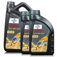 7 litrów FUCHS TITAN GT1 PRO 2010 0W20 - PSA B71 2010, ACEA C5, API SP - olej silnikowy - ZESTAW - TANIEJ, Opakowanie / zestaw: 7 litrów (5 litrów + 2 litry), Lepkość SAE: 0W20 - sklep olejefuchs.pl