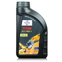 1 litr FUCHS TITAN GT1 PRO F 0W20 - FIAT 9.55535-DM1/DSX, ACEA C5, API SP - olej silnikowy, Opakowanie / zestaw: 1 litr, Lepkość SAE: 0W20 - sklep olejefuchs.pl