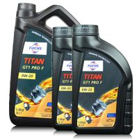 7 litrów FUCHS TITAN GT1 PRO F 0W20 - FIAT 9.55535-DM1/DSX, ACEA C5, API SP - olej silnikowy - ZESTAW - TANIEJ, Opakowanie / zestaw: 7 litrów (5 litrów + 2 litry), Lepkość SAE: 0W20 - sklep olejefuchs.pl
