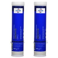 2 sztuki FUCHS URETHYN E/M 2 - smar - 400 g - ZESTAW- TANIEJ, Klasa konsystencji NLGI: NLGI 2, Opakowanie / zestaw: 400 g x 2 - sklep olejefuchs.pl