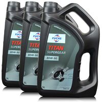 15 litrów FUCHS TITAN SUPERGEAR 80W90 - olej przekładniowy - ZESTAW - TANIEJ, Opakowanie / zestaw: 15 litrów (3 x 5 litrów) - sklep olejefuchs.pl