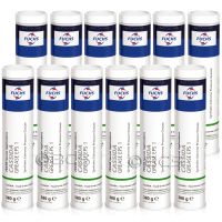 12 sztuk FUCHS CASSIDA GREASE EPS 1 - smar syntetyczny NLGI 1 do wysokich obciążeń - 380 g [przemysł spożywczy] - ZESTAW - TANIEJ, Opakowanie / zestaw: 380 g x 12 - sklep olejefuchs.pl