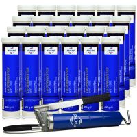 24 sztuki FUCHS LAGERMEISTER WHS 2002 400 g - smar + SMAROWNICA - ZESTAW, Opakowanie / zestaw: 400 g x 24 + smarownica - sklep olejefuchs.pl