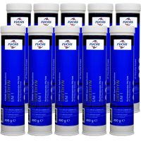 10 sztuk FUCHS URETHYN E/M 1 - smar - 400 g - ZESTAW- TANIEJ, Klasa konsystencji NLGI: NLGI 1, Opakowanie / zestaw: 400 g x 10 - sklep olejefuchs.pl