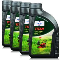 4 litry FUCHS TITAN GARDEN MIX SL - olej do mieszanek paliwowych w kosach i pilarkach spalinowych (2T) - ZESTAW - TANIEJ, Opakowanie / zestaw: 4 litry (4 x 1 litr) - sklep olejefuchs.pl