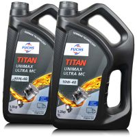 10 litrów FUCHS TITAN UNIMAX ULTRA MC 10W40 - olej silnikowy - ZESTAW - TANIEJ, Opakowanie / zestaw: 10 litrów (2 x 5 litrów) - sklep olejefuchs.pl