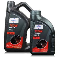6 litrów FUCHS TITAN RACE PRO S 5W40 - w pełni syntetyczny (fully synthetic ester oil) olej silnikowy - estry i PAO - ZESTAW - TANIEJ, Opakowanie / zestaw: 6 litrów (5 litrów + 1 litr), Lepkość SAE: 5W40 - sklep olejefuchs.pl
