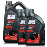 7 litrów FUCHS TITAN RACE PRO S 5W40 - w pełni syntetyczny (fully synthetic ester oil) olej silnikowy - estry i PAO - ZESTAW - TANIEJ, Opakowanie / zestaw: 7 litrów (5 litrów + 2 litry), Lepkość SAE: 5W40 - sklep olejefuchs.pl