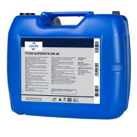 20 litrów FUCHS TITAN SUPERSYN 5W40 - olej silnikowy, Opakowanie / zestaw: 20 litrów - sklep olejefuchs.pl