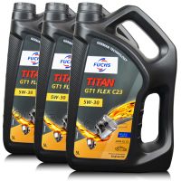 15 litrów FUCHS TITAN GT1 FLEX C23 5W30 - ACEA C2 C3, API SQ SP, MB 229.31 MB 229.51, MB 229.52, OPEL D30 G30 - olej silnikowy - ZESTAW - TANIEJ, Opakowanie / zestaw: 15 litrów (3 x 5 litrów) - sklep olejefuchs.pl