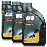 3 litry FUCHS TITAN ATF 6006 olej do automatycznych skrzyń biegów ZF 6HP - ZESTAW - TANIEJ, Opakowanie / zestaw: 3 litry (3 x 1 litr) - sklep olejefuchs.pl