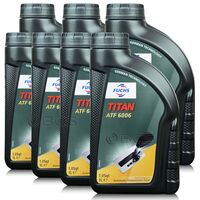 7 litrów FUCHS TITAN ATF 6006 olej do automatycznych skrzyń biegów ZF 6HP - ZESTAW - TANIEJ, Opakowanie / zestaw: 7 litrów (7 x 1 litr) - sklep olejefuchs.pl