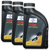 3 litry FUCHS TITAN ATF 7134 FE (MERCEDES MB 236.15) - olej do automatycznych skrzyń biegów - ZESTAW - TANIEJ, Opakowanie / zestaw: 3 litry (3 x 1 litr) - sklep olejefuchs.pl