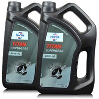 10 litrów FUCHS TITAN SUPERGEAR 80W90 - olej przekładniowy - ZESTAW - TANIEJ, Opakowanie / zestaw: 10 litrów (2 x 5 litrów) - sklep olejefuchs.pl