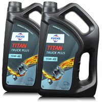 10 litrów FUCHS TITAN TRUCK PLUS 15W40 - olej silnikowy - ZESTAW - TANIEJ, Opakowanie / zestaw: 10 litrów (2 x 5 litrów) - sklep olejefuchs.pl