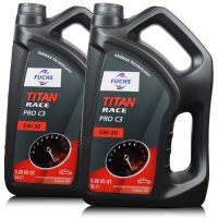 10 litrów FUCHS TITAN RACE PRO C3 5W30 - syntetyczny olej silnikowy - ZESTAW - TANIEJ, Opakowanie / zestaw: 10 litrów (2 x 5 litrów), Lepkość SAE: 5W30 - sklep olejefuchs.pl