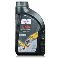 1 litr FUCHS TITAN SUPERSYN LONGLIFE 0W40 - olej silnikowy, Opakowanie / zestaw: 1 litr - sklep olejefuchs.pl