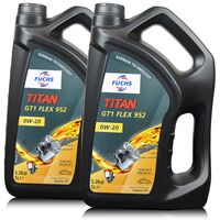 10 litrów FUCHS TITAN GT1 FLEX 952 0W2 - FORD WSS-M2C952-A1, ACEA C5/C6, API SN PLUS/SP - olej silnikowy - ZESTAW - TANIEJ, Opakowanie / zestaw: 10 litrów (2 x 5 litrów) - sklep olejefuchs.pl