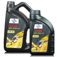6 litrów FUCHS TITAN GT1 FLEX C3 0W30 - ACEA C3, MB 229.31, MB 229.51, MB 229.52, VW 504 00/507 00 - olej silnikowy - ZESTAW - TANIEJ, Opakowanie / zestaw: 6 litrów (5 litrów + 1 litr) - sklep olejefuchs.pl
