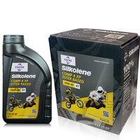 5 litrów FUCHS SILKOLENE COMP 4 10W40 XP - syntetyczny olej silnikowy (4T) do motocykli - ZESTAW - TANIEJ, Opakowanie / zestaw: 5 litrów (4 litry + 1 litr), Lepkość SAE: 10W40 - sklep olejefuchs.pl