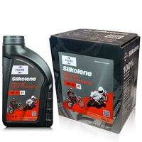 5 litrów FUCHS SILKOLENE PRO 4 5W40 XP - syntetyczny (fully synthetic) olej silnikowy (4T) do motocykli - ZESTAW - TANIEJ, Opakowanie / zestaw: 5 litrów (4 litry + 1 litr) - sklep olejefuchs.pl