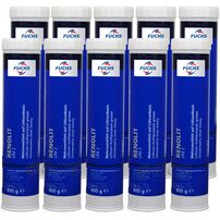 10 sztuk FUCHS RENOLIT UNI 2 - uniwersalny smar litowy - 400 g - ZESTAW - TANIEJ, Klasa konsystencji NLGI: NLGI 2, Opakowanie / zestaw: 400 g x 10 - sklep olejefuchs.pl