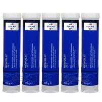 5 sztuk FUCHS RENOLIT UNI 2 - uniwersalny smar litowy - 400 g - ZESTAW - TANIEJ, Klasa konsystencji NLGI: NLGI 2, Opakowanie / zestaw: 400 g x 5 - sklep olejefuchs.pl