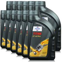 12 litrów FUCHS TITAN 2T ULTRA - OLEJ DO SILNIKÓW DWUSUWOWYCH - ZESTAW - TANIEJ, Opakowanie / zestaw: 12 litrów (12 x 1 litr) - sklep olejefuchs.pl