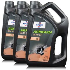 15 litrów FUCHS AGRIFARM GEAR LS 90 - olej przekładniowy - ZESTAW - TANIEJ, Opakowanie / zestaw: 15 litrów (3 x 5 litrów) - sklep olejefuchs.pl