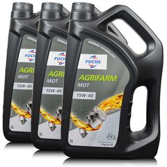 15 litrów FUCHS AGRIFARM MOT 15W40 - olej silnikowy - ZESTAW - TANIEJ, Opakowanie / zestaw: 15 litrów (3 x 5 litrów) - sklep olejefuchs.pl