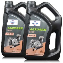 FUCHS AGRIFARM STOU 10W30 - olej wielofunkcyjny silnikowo-przekładniowo-hydrauliczny - ZESTAW - 10 litrów - TANIEJ, Opakowanie / zestaw: 10 litrów (2 x 5 litrów) - sklep olejefuchs.pl