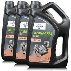 15 litrów FUCHS AGRIFARM STOU 10W30 - olej wielofunkcyjny silnikowo-przekładniowo-hydrauliczny - ZESTAW - TANIEJ, Opakowanie / zestaw: 15 litrów (3 x 5 litrów) - sklep olejefuchs.pl
