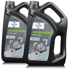 FUCHS AGRIFARM STOU MC 10W40 - olej wielofunkcyjny silnikowo-przekładniowo-hydrauliczny - ZESTAW - 10 litrów - TANIEJ, Opakowanie / zestaw: 10 litrów (2 x 5 litrów) - sklep olejefuchs.pl