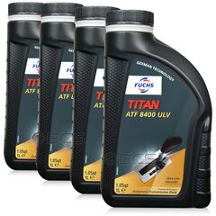 4 litry FUCHS TITAN ATF 8400 ULV - AW-2 DEXRON ULV olej do automatycznych skrzyń biegów - ZESTAW - TANIEJ, Opakowanie / zestaw: 4 litry (4 x 1 litr) - sklep olejefuchs.pl