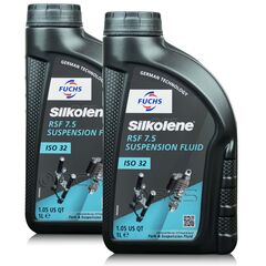 2 litry FUCHS SILKOLENE RSF 7,5 (ISO 32)  - olej do amortyzatorów w motocyklach - ZESTAW - TANIEJ, Nazwa: RSF 7,5 (ISO 32), Opakowanie / zestaw: 2 litry (2 x 1 litr) - sklep olejefuchs.pl