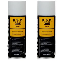 2 sztuki RIVOLTA K.S.P. 305 SPRAY - woskowy środek antykorozyjny - 400 ml - ZESTAW- TANIEJ, Opakowanie / zestaw: 400 ml SPRAY x 2 - sklep olejefuchs.pl