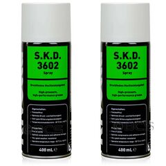 2 sztuki RIVOLTA S.K.D. 3602  SPRAY - smar do wysokich obciążeń - 400 ml - ZESTAW- TANIEJ, Klasa konsystencji NLGI: NLGI 2, Opakowanie / zestaw: 400 ml SPRAY x 2 - sklep olejefuchs.pl