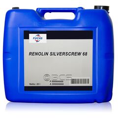 20 litrów FUCHS RENOLIN SILVERSCREW 68 - olej do sprężarek śrubowych, Opakowanie / zestaw: 20 litrów, ISO VG: 68 - sklep olejefuchs.pl