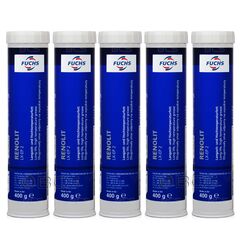 5 sztuk FUCHS RENOLIT LX-EP 2 - smar - 400 g - ZESTAW- TANIEJ, Opakowanie / zestaw: 400 g x 5 - sklep olejefuchs.pl