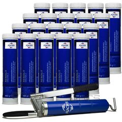 20 sztuk FUCHS RENOLIT MOLITEN 2 400 g - smar + SMAROWNICA - ZESTAW, Opakowanie / zestaw: 400 g x 20 + smarownica - sklep olejefuchs.pl