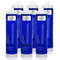 6 sztuk FUCHS RENOLIT FLM 2 - smar - 500 g system REINER - ZESTAW - TANIEJ, Opakowanie / zestaw: 500 g x 6 - REINER - sklep olejefuchs.pl